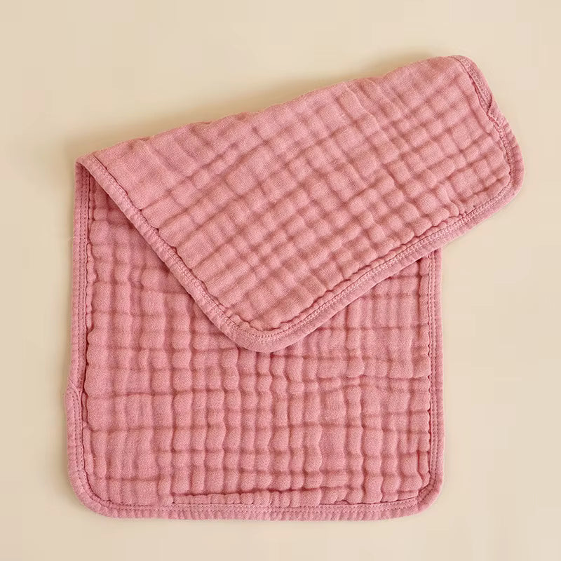6-Layer Cotton Burp Cloths - Newborn Burp Towels (25x50cm)