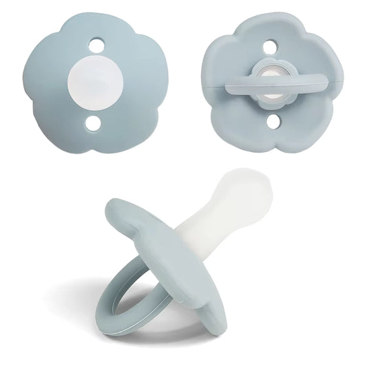 Zaira Signature Pacifiers - 100% Silicone BPA-Free Baby Pacifier (6+ Months)