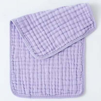6-Layer Cotton Burp Cloths - Newborn Burp Towels (25x50cm)