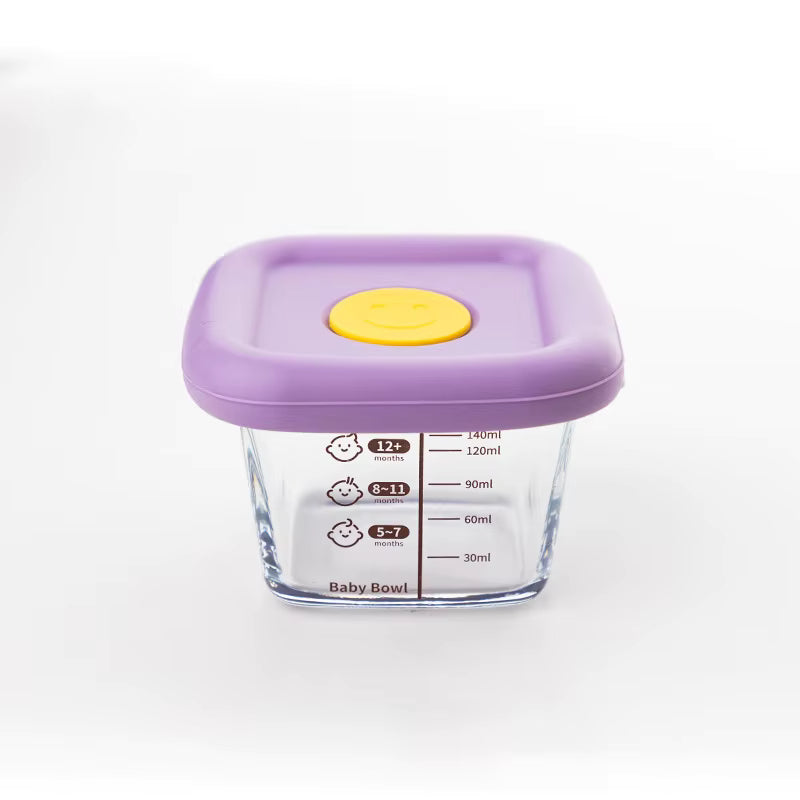 Baby Glass Food Storage Bowl