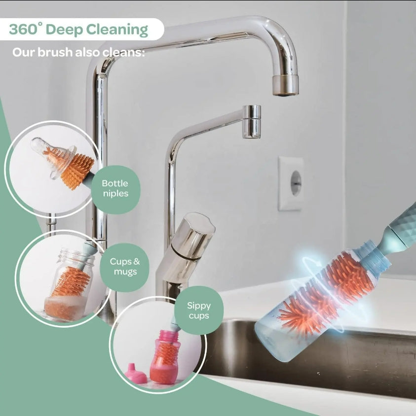 Sparkle Spin Electric Bottle Cleaning Brush