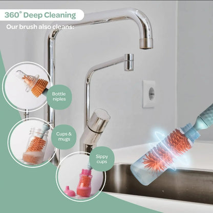 Sparkle Spin Electric Bottle Cleaning Brush