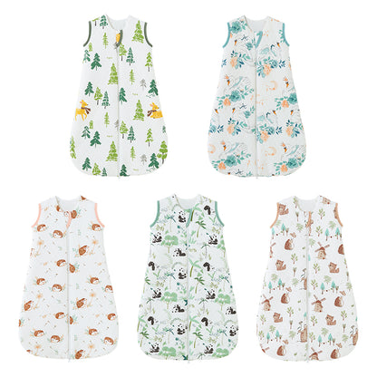 1.5 TOG Baby Sleeping Bag - 3D Warm Cotton Sleep Sack with 2-Way Zipper (0-24 Months)