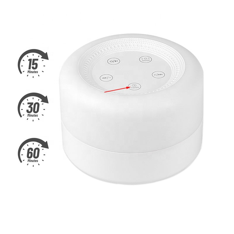 CalmPod White Noise Machine & RGB Night Light - 12 Soothing Sounds, Portable Baby Sleep Machine (5-10Hr Battery)