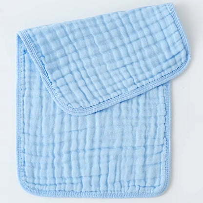 6-Layer Cotton Burp Cloths - Newborn Burp Towels (25x50cm)