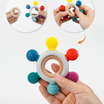 Rainbow Ring Silicone Teether