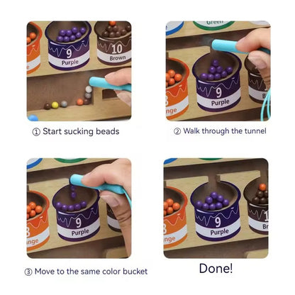 Wooden Magnetic Color & Counting Maze