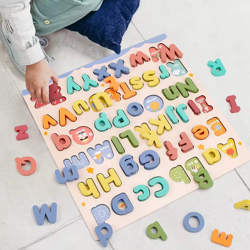 Wooden ABC Puzzle Board