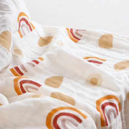 Soft Muslin Baby Swaddles (110 x 120 cm)
