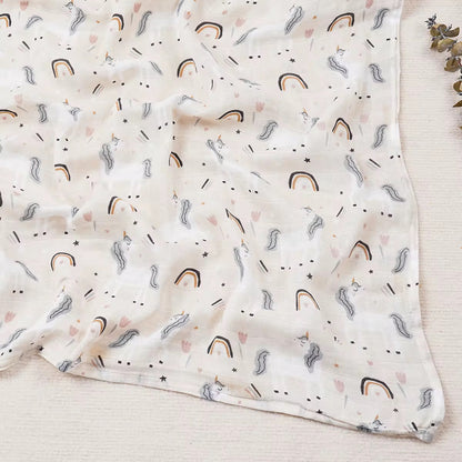 Soft Muslin Baby Swaddles (110 x 120 cm)