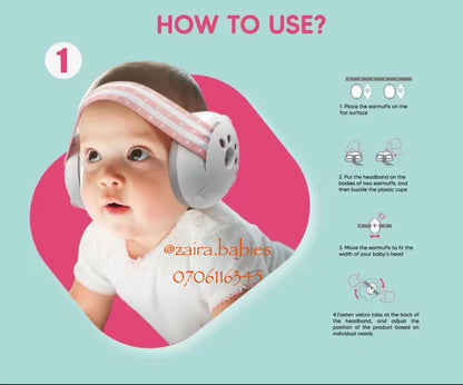 Baby Noise Cancelling Earmuffs (0–48 Months)