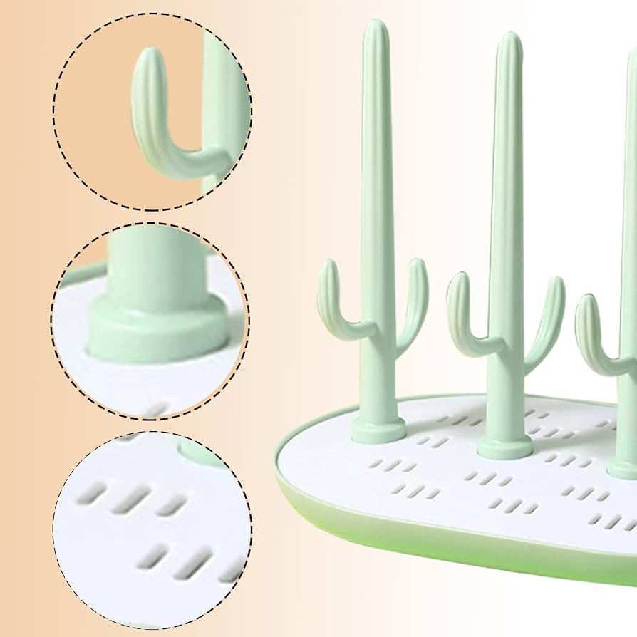 Cactus Bottle Drying Rack