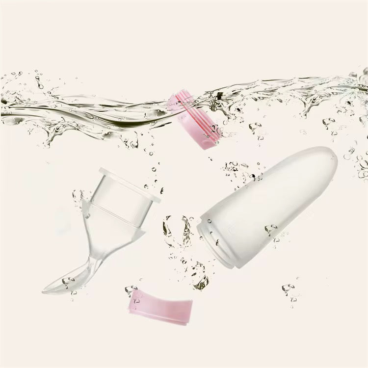 Silicone Squeeze Feeding Spoon