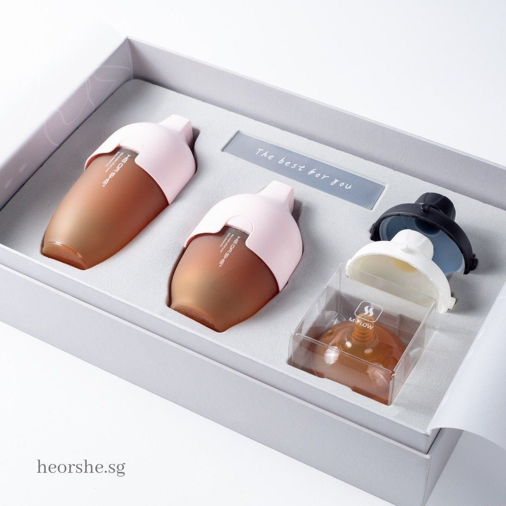 HEORSHE Premium Milk Bottle Gift Set
