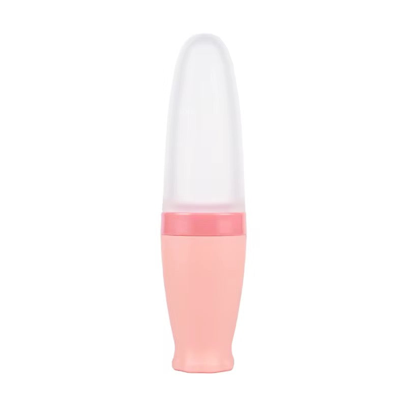 Silicone Squeeze Feeding Spoon