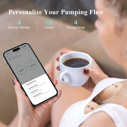 Smart Wearable Breast Pump with App Control