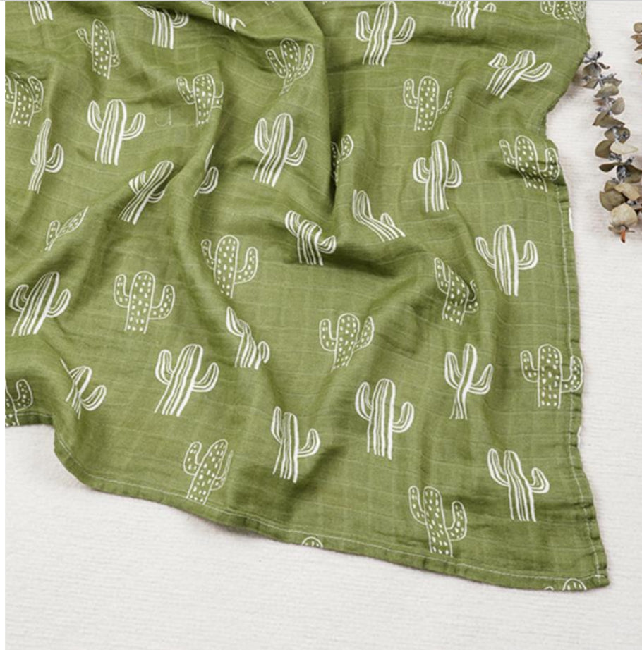 Soft Muslin Baby Swaddles (110 x 120 cm)