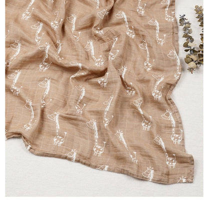 Soft Muslin Baby Swaddles (110 x 120 cm)