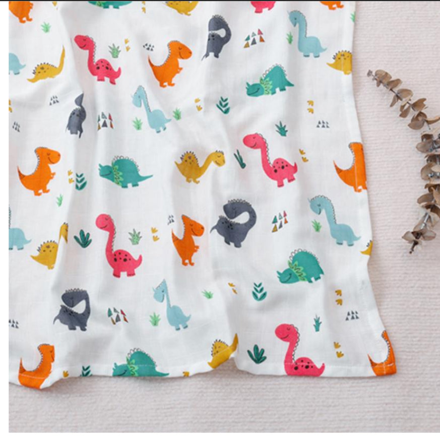 Soft Muslin Baby Swaddles (110 x 120 cm)