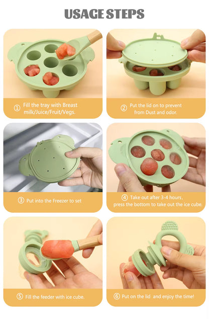 Ice Mold Teether and Feeder