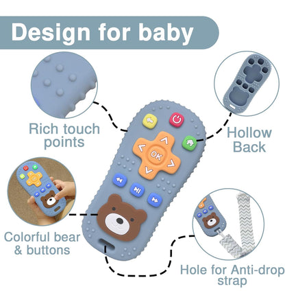 Colored remote teether