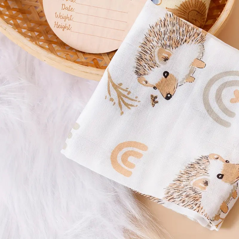 Soft Muslin Baby Swaddles (110 x 120 cm)