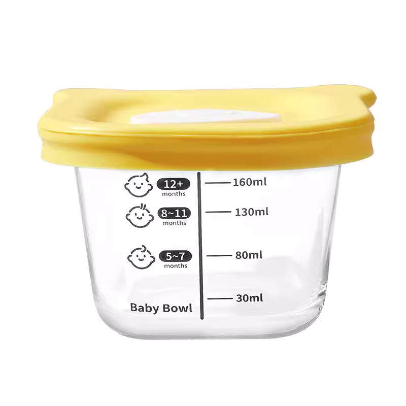 Baby Glass Food Storage Bowl