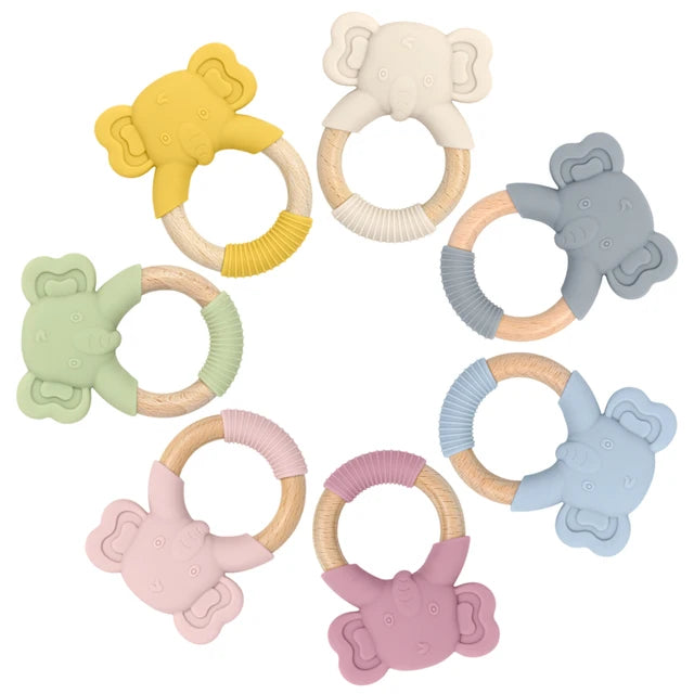 Elephant Wood Teether
