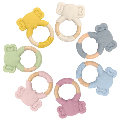 Elephant Wood Teether