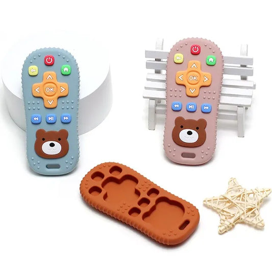 Colored remote teether