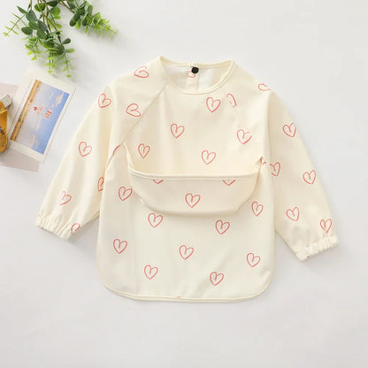 Signature Smock Bib - Waterproof Long Sleeve Baby Bib for Weaning & Play (6-24 Months)