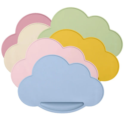 Silicone Baby Placemat with Food Catcher - Non-Slip, Waterproof & Dishwasher Safe (6+ Months)