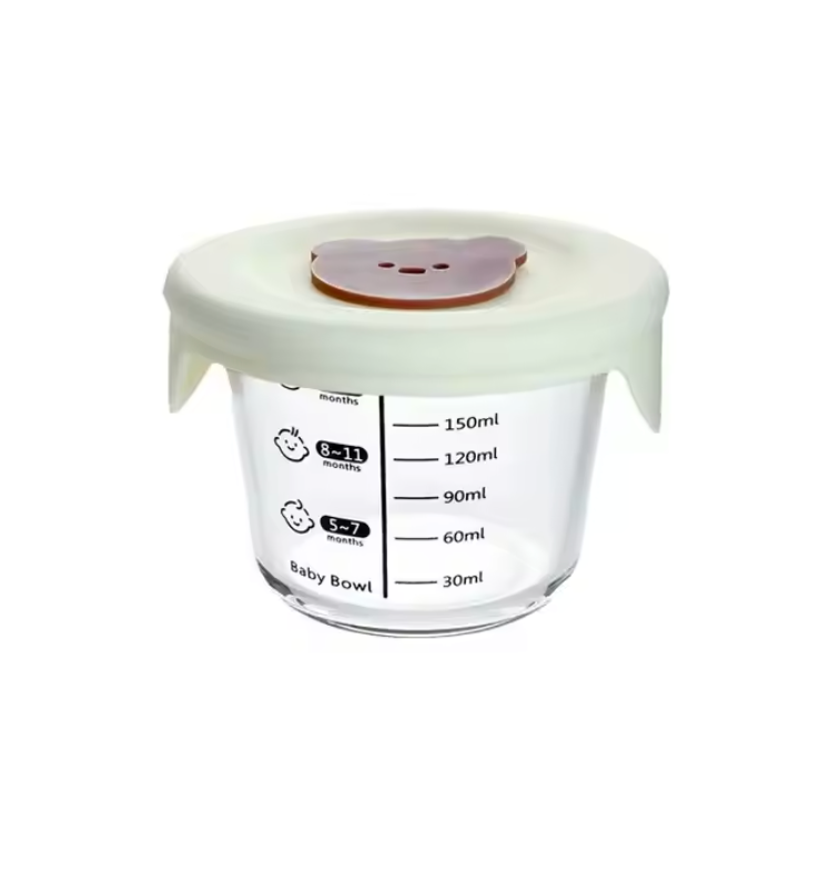 Baby Glass Food Storage Bowl