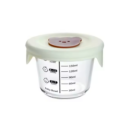 Baby Glass Food Storage Bowl