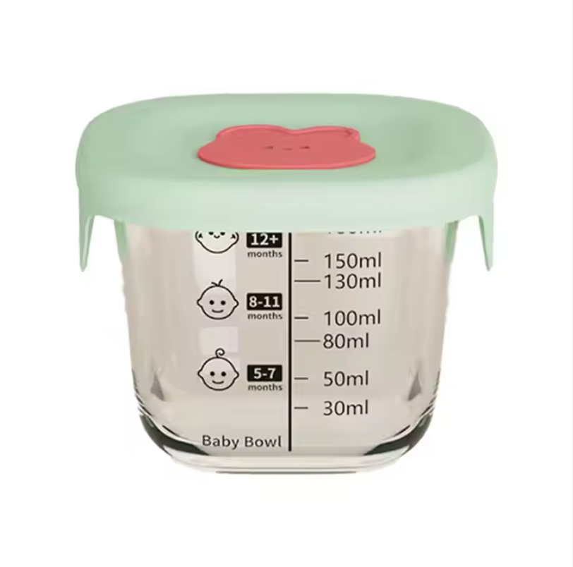 Baby Glass Food Storage Bowl