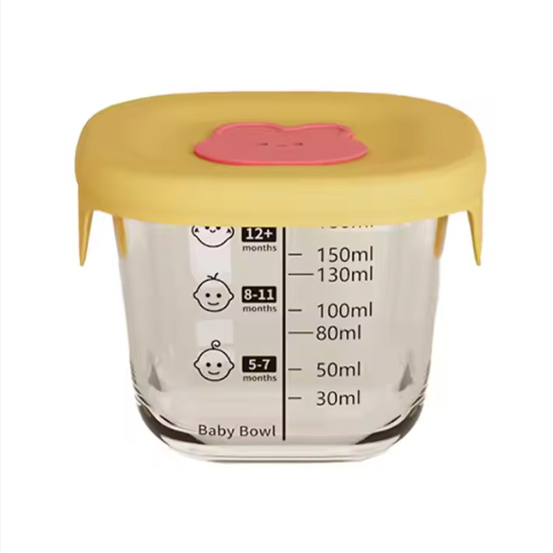 Baby Glass Food Storage Bowl