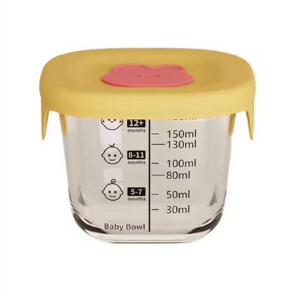 Baby Glass Food Storage Bowl