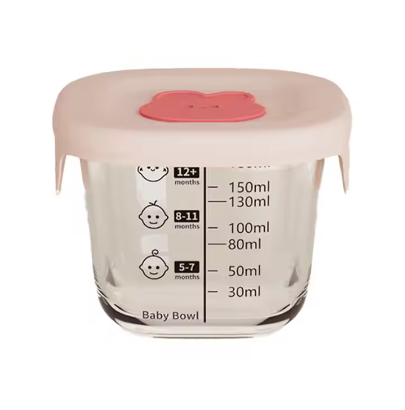 Baby Glass Food Storage Bowl