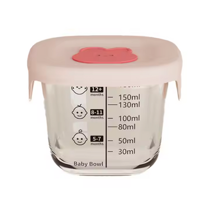 Baby Glass Food Storage Bowl