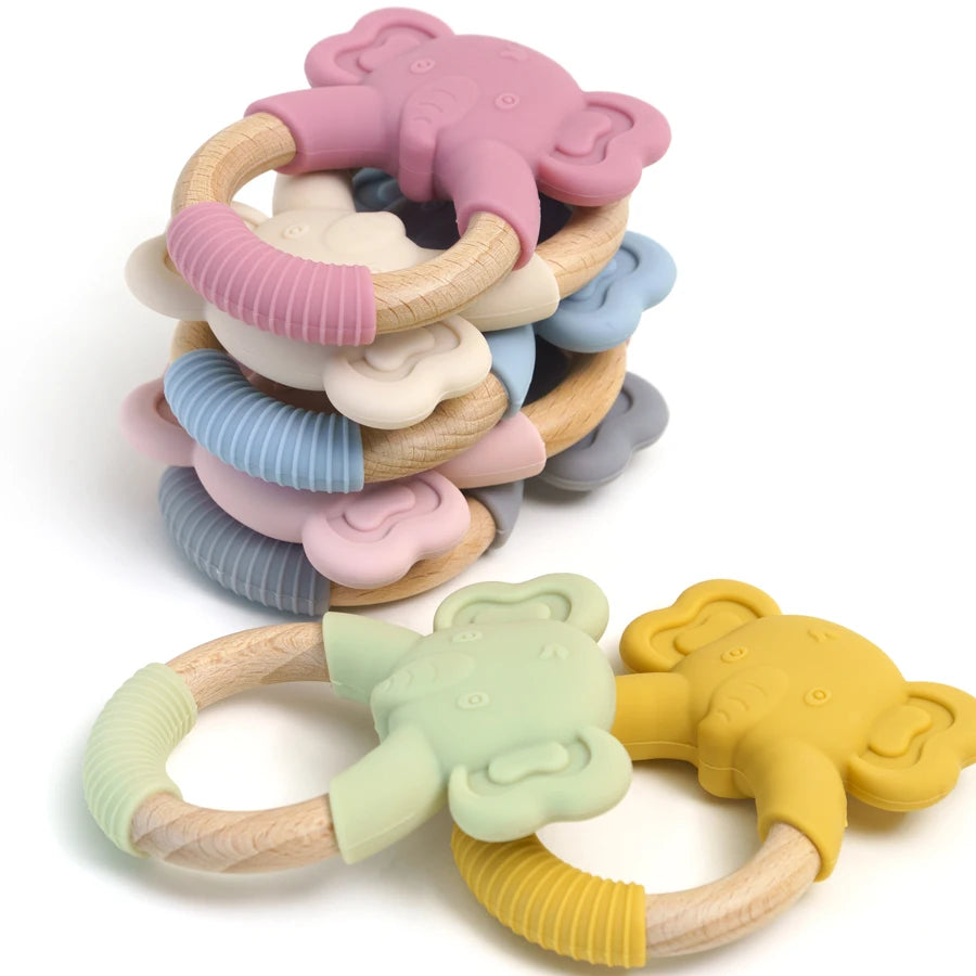 Elephant Wood Teether