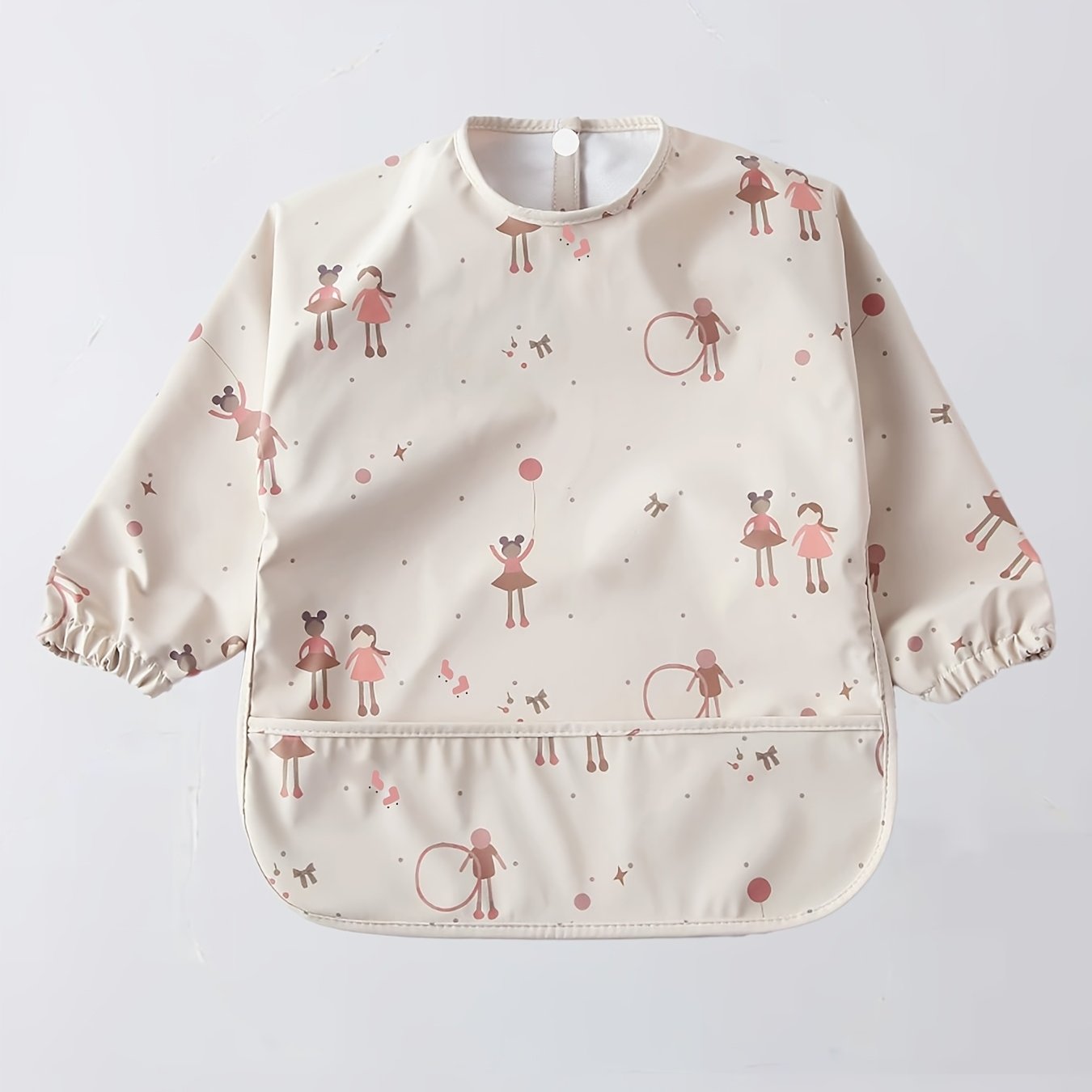 Signature Smock Bib - Waterproof Long Sleeve Baby Bib for Weaning & Play (6-24 Months)