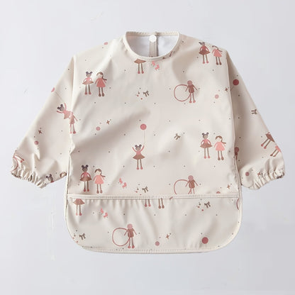 Signature Smock Bib - Waterproof Long Sleeve Baby Bib for Weaning & Play (6-24 Months)