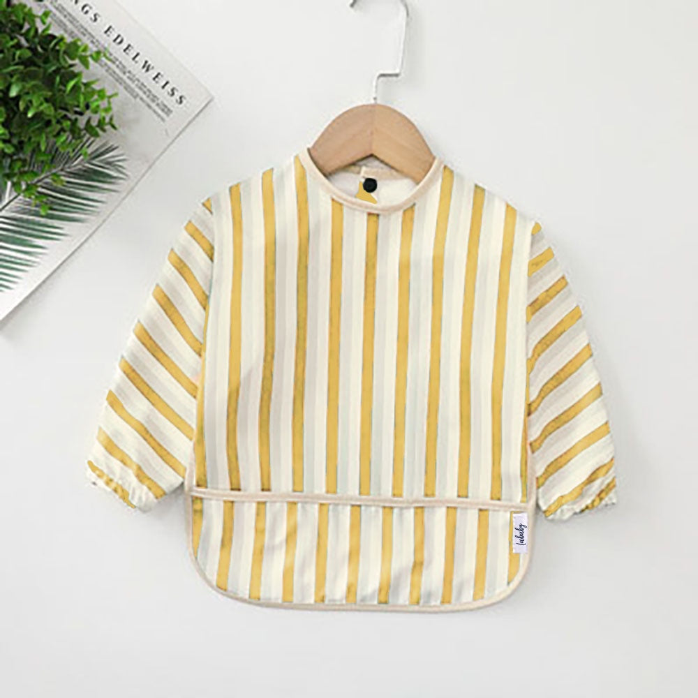 Signature Smock Bib - Waterproof Long Sleeve Baby Bib for Weaning & Play (6-24 Months)