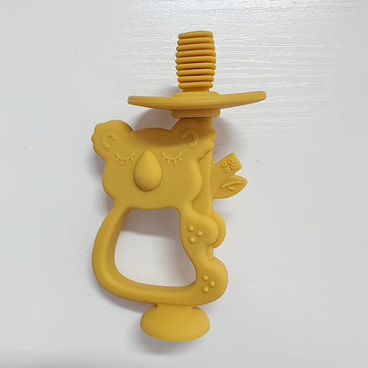 Koala Grip Teether - Multi-Textured Baby Teething Toy with Suction Base (4+ Months)