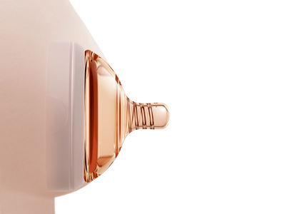 HEORSHE Silicone Anti-Colic Feeding Bottle