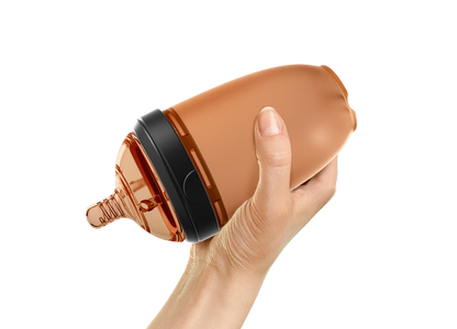 HEORSHE Silicone Anti-Colic Feeding Bottle