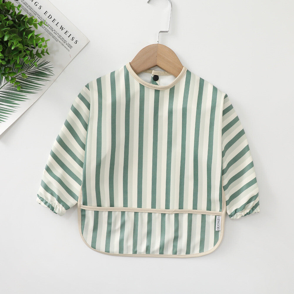 Signature Smock Bib - Waterproof Long Sleeve Baby Bib for Weaning & Play (6-24 Months)